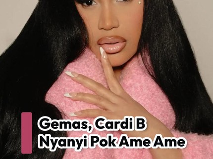 Viral! Cardi B Nyanyi Pok Ame Ame