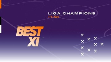 Update Eksklusif Olahraga CNN : INFOGRAFIS: Best 11 Liga Champions, Kvaratskhelia Mempesona