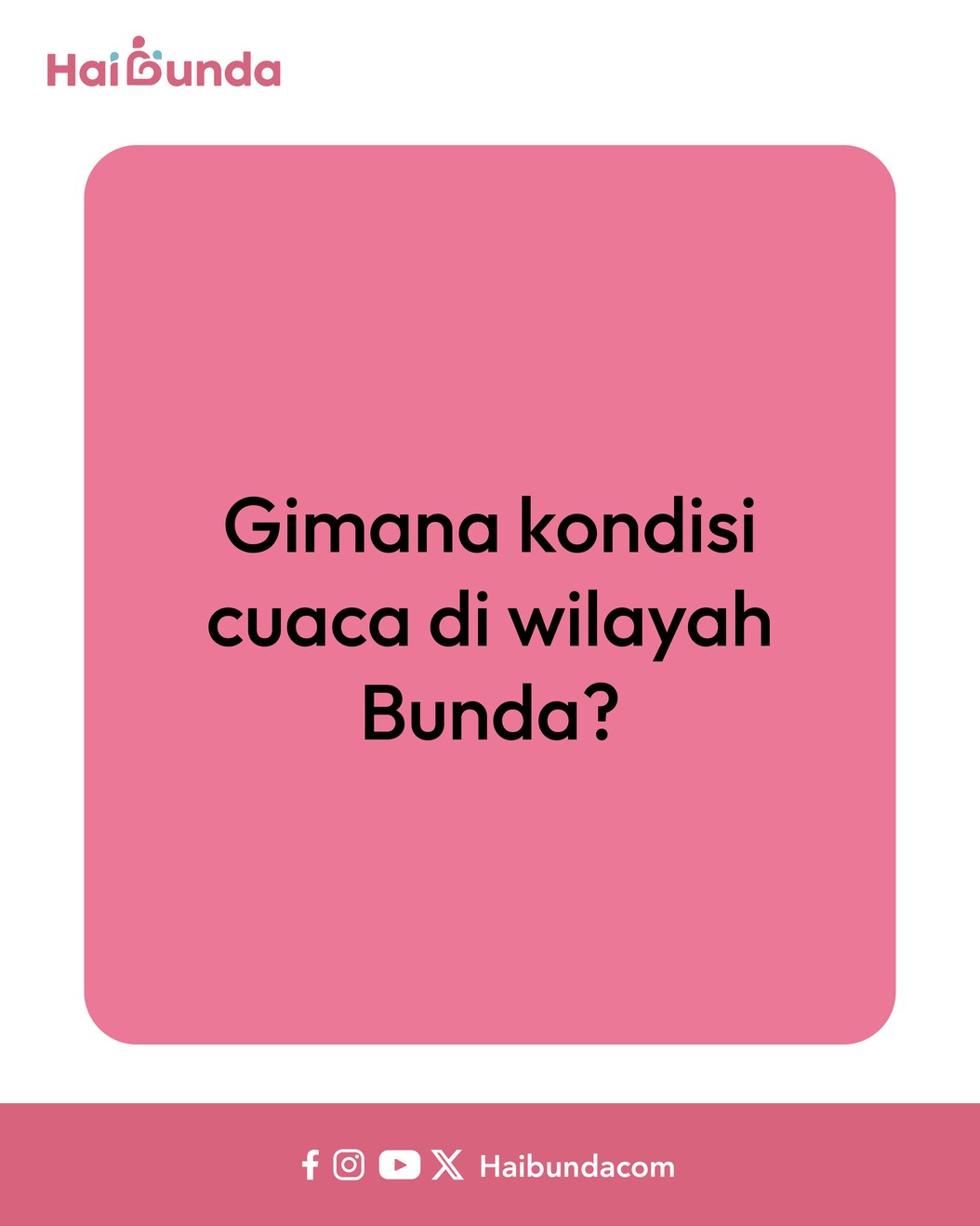 Belakangan&comma; cuaca sering berganti dengan tiba-tiba&period; Dimulai dengan pagi yang cerah dan panas menyengat&comma; lalu sore menjadi hujan badai&period; Gimana kondisi Kakak&quest;