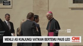 VIDEO: Menlu AS Kunjungi Vatikan Bertemu Paus Leo