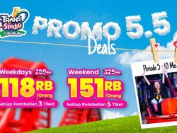 Promo May Day Sale di Trans Studio Cibubur, Liburan Seru Kini Lebih Hemat