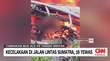 VIDEO: Kronologi Tabrakan Bus ALS Vs Tangki Minyak