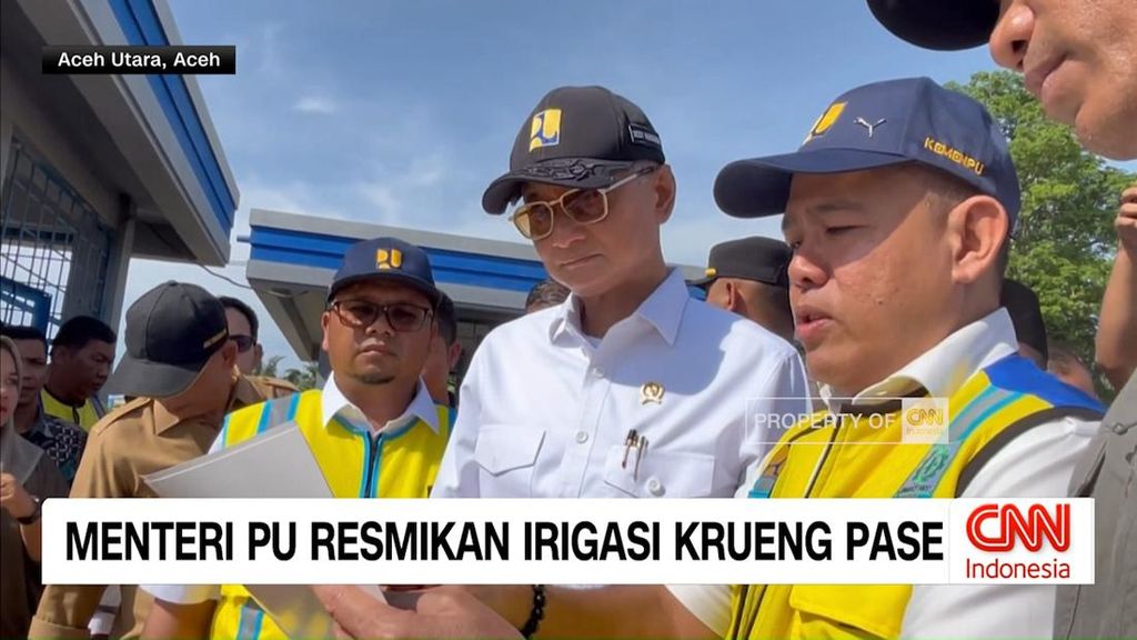 VIDEO: Menteri PU Resmikan Irigasi Krueng Pase