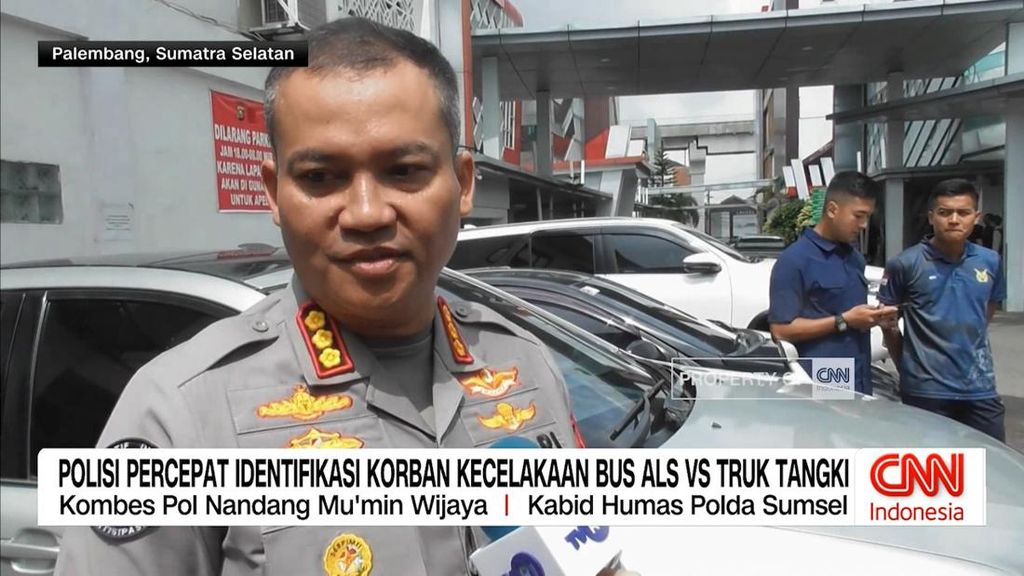 VIDEO: Polda Sumsel Percepat Identifikasi Korban Laka Bus ALS