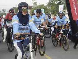 Walkot Siska Gowes Hemat BBM Sambut HUT ke-195 Kendari dan UCLG ASPAC