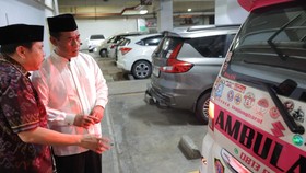 Mentan Amran Melayat Haerul Saleh, Anggota BPK Korban Kebakaran Rumah