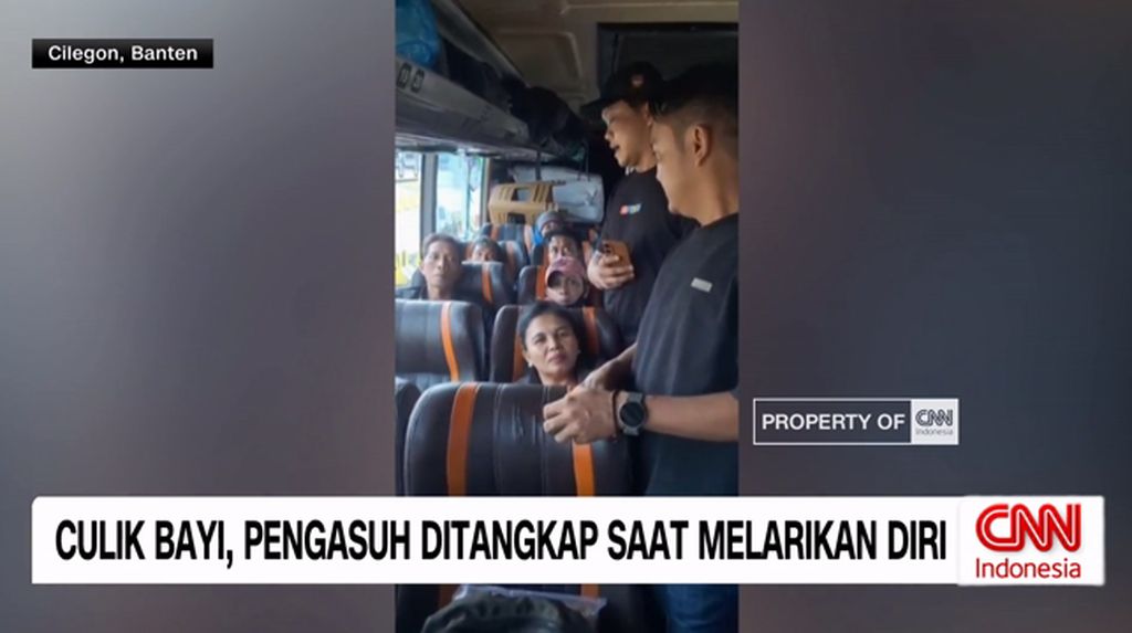 VIDEO: Culik Bayi, Pengasuh Ditangkap Saat Melarikan Diri