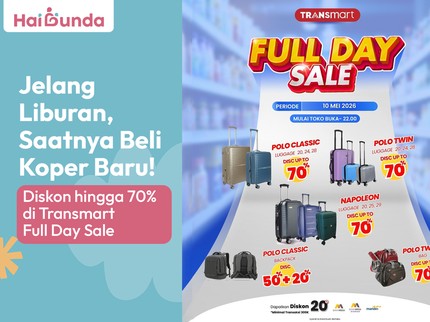 Jelang Liburan, Saatnya Beli Koper Baru! Diskon hingga 70% di Transmart Full Day Sale