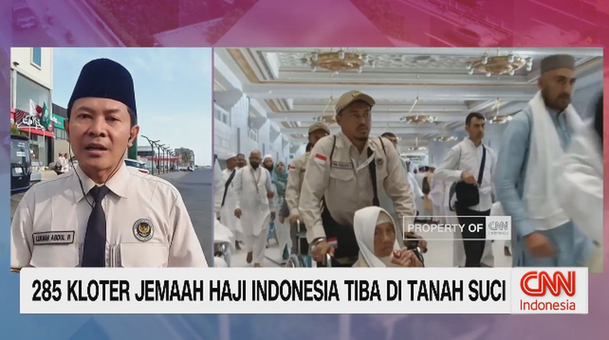 VIDEO: 285 Kloter Jemaah Haji Indonesia Tiba di Tanah Suci