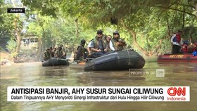 VIDEO: Antisipasi Banjir, AHY Susur Sungai Ciliwung