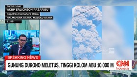 VIDEO: Laporan Terkini Kondisi Sekitar Gunung Dukono Meletus