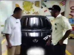 Momen Kapolsek Cileungsi Berbaju Sekuriti Tangkap Penganiaya Pegawai SPBU