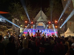 Video: Hebohnya Jakmania Nyanyi Bareng di Pencanangan HUT ke-499 DKI