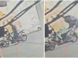 Detik-detik Rekaman CCTV Polisi Lampung Ditembak Saat Tangkap Basah Curanmor