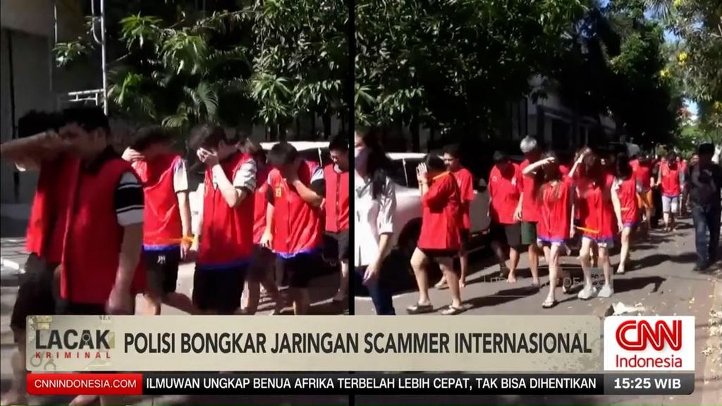 VIDEO: Polisi Bongkar Jaringan Scammer Internasional di Surabaya