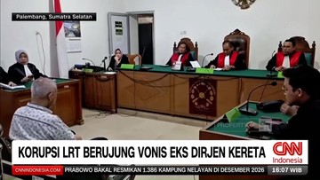 VIDEO: Eks Dirjen Kereta Divonis 8,5 Tahun Penjara Kasus Korupsi LRT