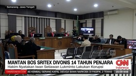 VIDEO: Mantan Bos Sritex Divonis 14 Tahun Penjara