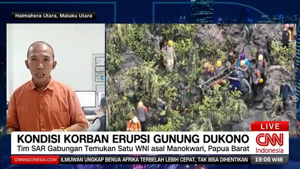 VIDEO: Kondisi Korban dan Evakuasi Erupsi Gunung Dukono Terus Dipantau