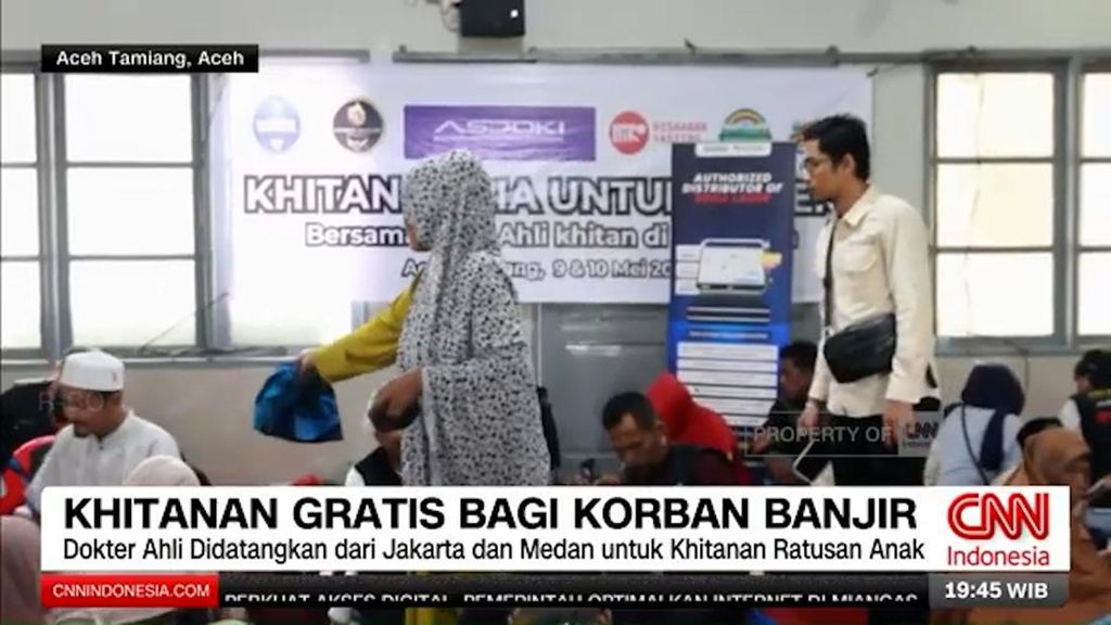 VIDEO: Khitanan Gratis Digelar Untuk Korban Banjir dan Anak Dhuafa