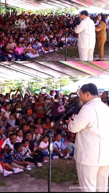 Prabowo Sapa Warga saat Kunjungan Kerja ke Miangas Kepulauan Talaud