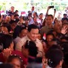 Momen Prabowo Asik Joget Tabola Bale Bareng Warga Miangas
