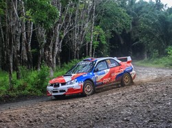 Donny M Antar DMO Pertamax Turbo Fin+ ke Podium Seri II Kejurnas Rally