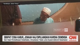 VIDEO: Sempat Coba Kabur, Jemaah Haji Dipulangkan Karena Demensia