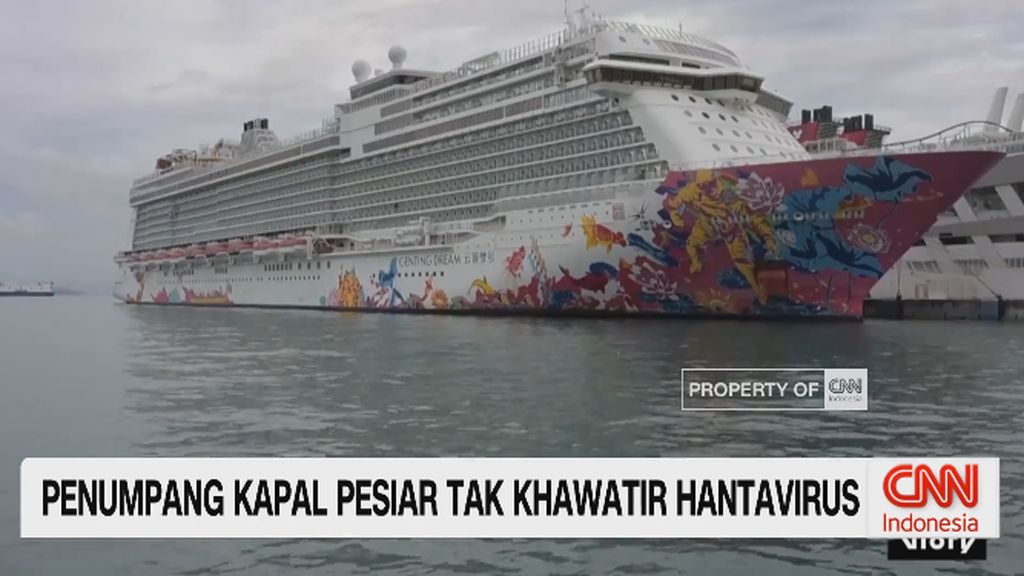 VIDEO: Penumpang Kapal Pesiar Tak Khawatir Hantavirus