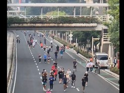 Video Melihat Car Free Day Perdana di Rasuna Said