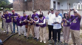 Rotary International Lanjut Bangun Irigasi Tahap 2 di Lampung Tengah