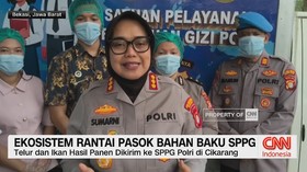 VIDEO: Polisi Gagas Rantai Pasok MBG, Siswa Santap Menu Khas Daerah