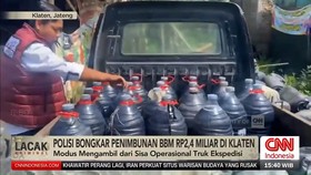 VIDEO: Polisi Bongkar Penimbunan BBM Subsidi Rp2,4 Miliar di Klaten
