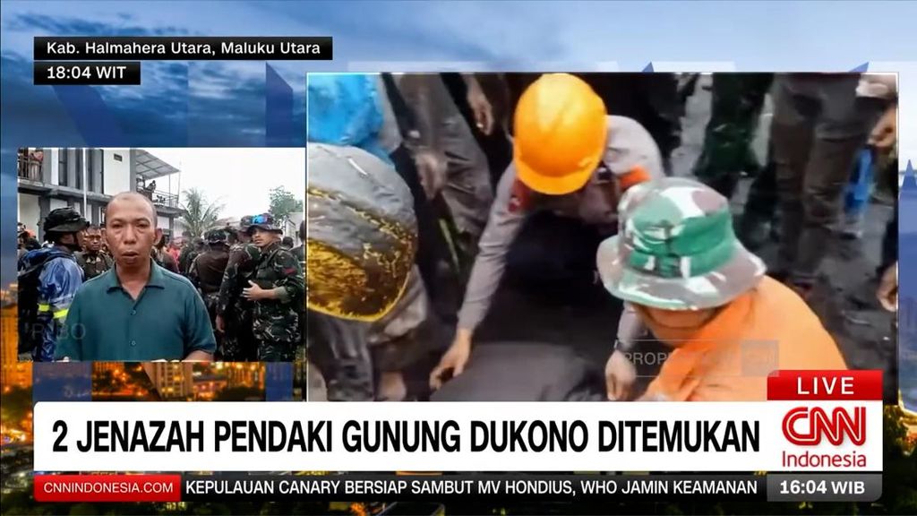 VIDEO: Tiga Korban Erupsi Gunung Dukono Ditemukan