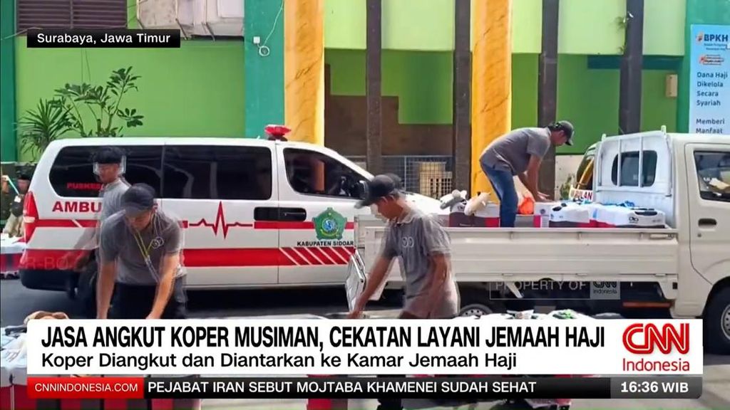 VIDEO: Jasa Angkut Koper Jadi Pendukung Penting Musim Haji