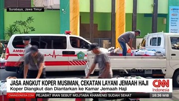 VIDEO: Jasa Angkut Koper Jadi Pendukung Penting Musim Haji