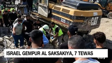 VIDEO: Israel Gempur Al Saksakiya, Tujuh Orang Tewas