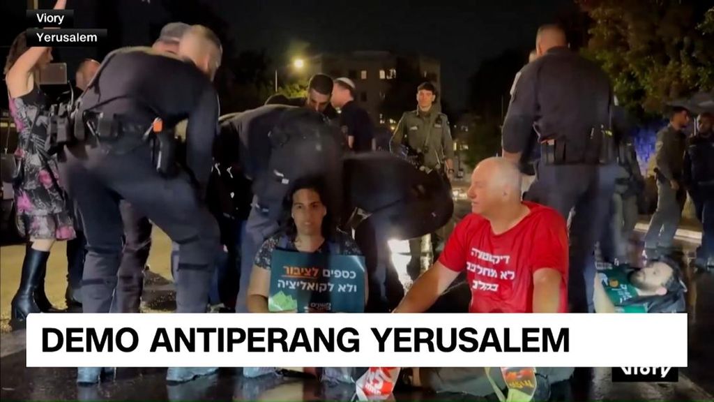 VIDEO: Demo Antiperang Kembali Pecah di Yerusalem