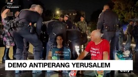 VIDEO: Demo Antiperang Kembali Pecah di Yerusalem