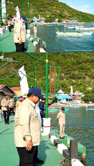 Prabowo Inspeksi Kampung Nelayan Merah Putih di Gorontalo