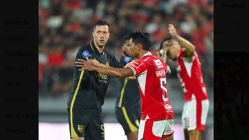 Update Eksklusif Olahraga CNN : Hasil Super League: Borneo Comeback Hajar Bali United, Nadeo Memukau