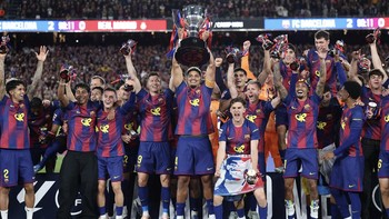 FOTO: Barcelona Kunci Gelar Juara La Liga Usai Buat Madrid Tak Berdaya
