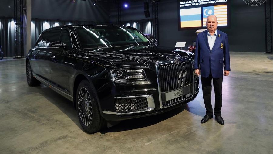 Pemilikan limosin Aurus Senat oleh KDYMM SPB nan di Pertuan Agong Sultan Ibrahim disifatkan sebagai satu penghormatan spesial melambangkan hubungan erat serta persahabatan kukuh antara Malaysia dan Persekutuan Rusia, Senin (11/5/2026). (Tangkapan l