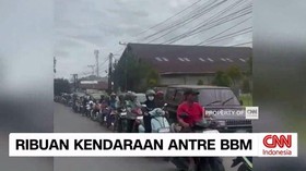 VIDEO: Ribuan Kendaraan Antre BBM, Ada Oknum yang Menimbun