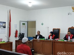 Romli Pembunuh Pria di Palembang Dituntut 15 Tahun Penjara