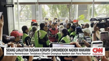VIDEO: Sidang Dugaan Korupsi Chromebook Nadiem Makarim Kembali Digelar