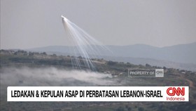 VIDEO: Ledakan dan Asap Membumbung di Perbatasan Lebanon-Israel