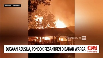 VIDEO: Dugaan Asusila, Pondok Pesantren Dibakar Warga