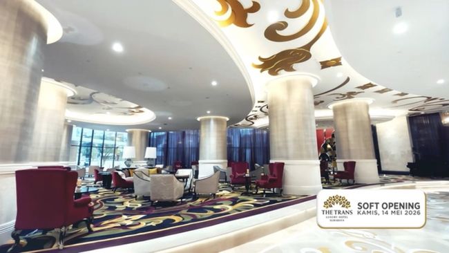 Hotel bintang lima baru Trans Luxury Hotel Surabaya ini hadir dengan konsep kemewahan modern yang dipadukan sentuhan artistik elegan.