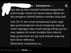 Heboh Loker Gantikan Anak Konglomerat Masuk Penjara karena Kasus Tabrak Lari