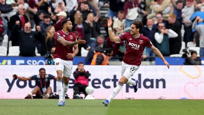 West Ham sempat menyamakan skor dalam duel lawan Arsenal pada lanjutan Liga Inggris, namun kemudian gol tersebut dianulir oleh wasit.